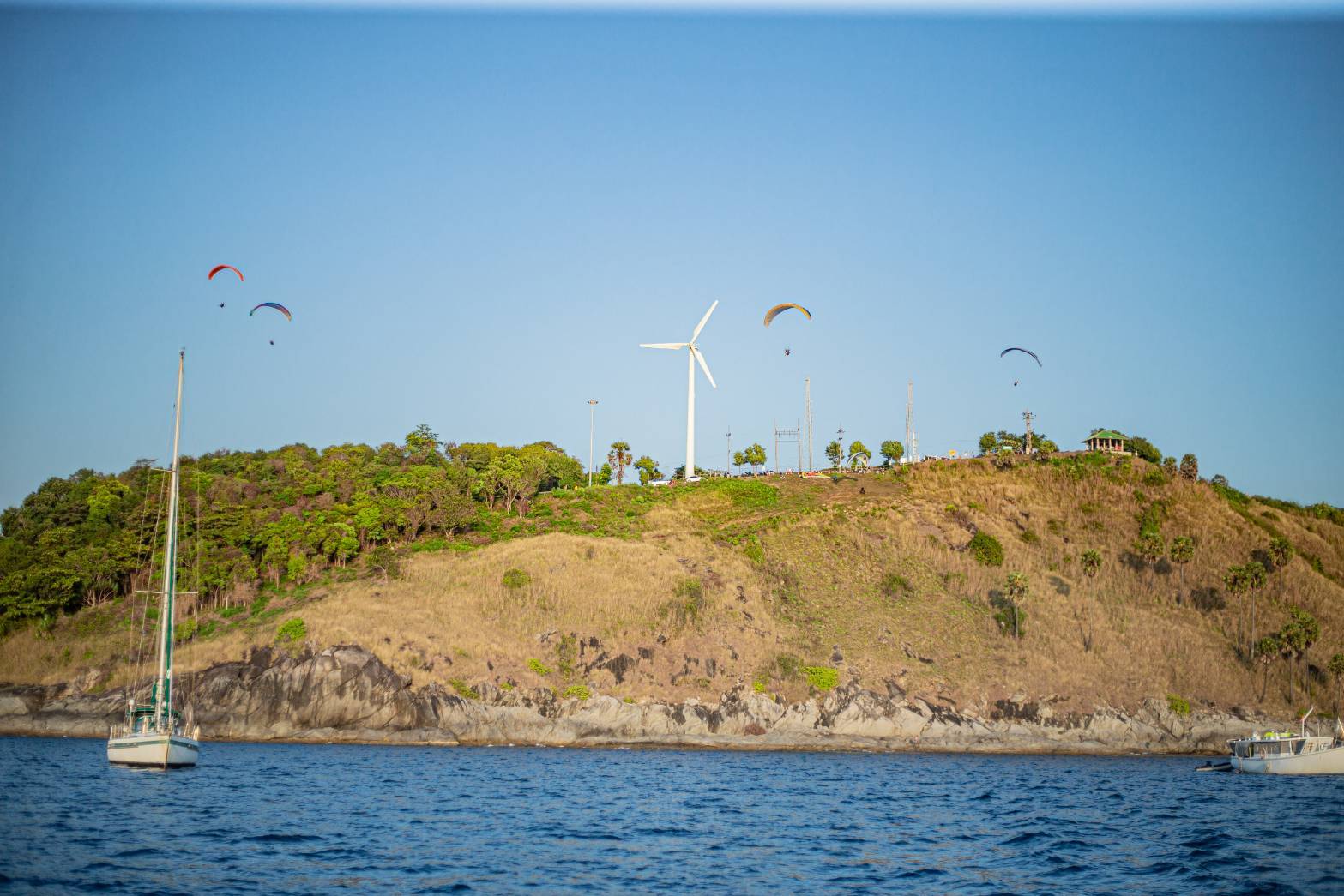 Kahung Beach (Coral Island) + Promthep Cape Sunset Tour by Sailing Yacht