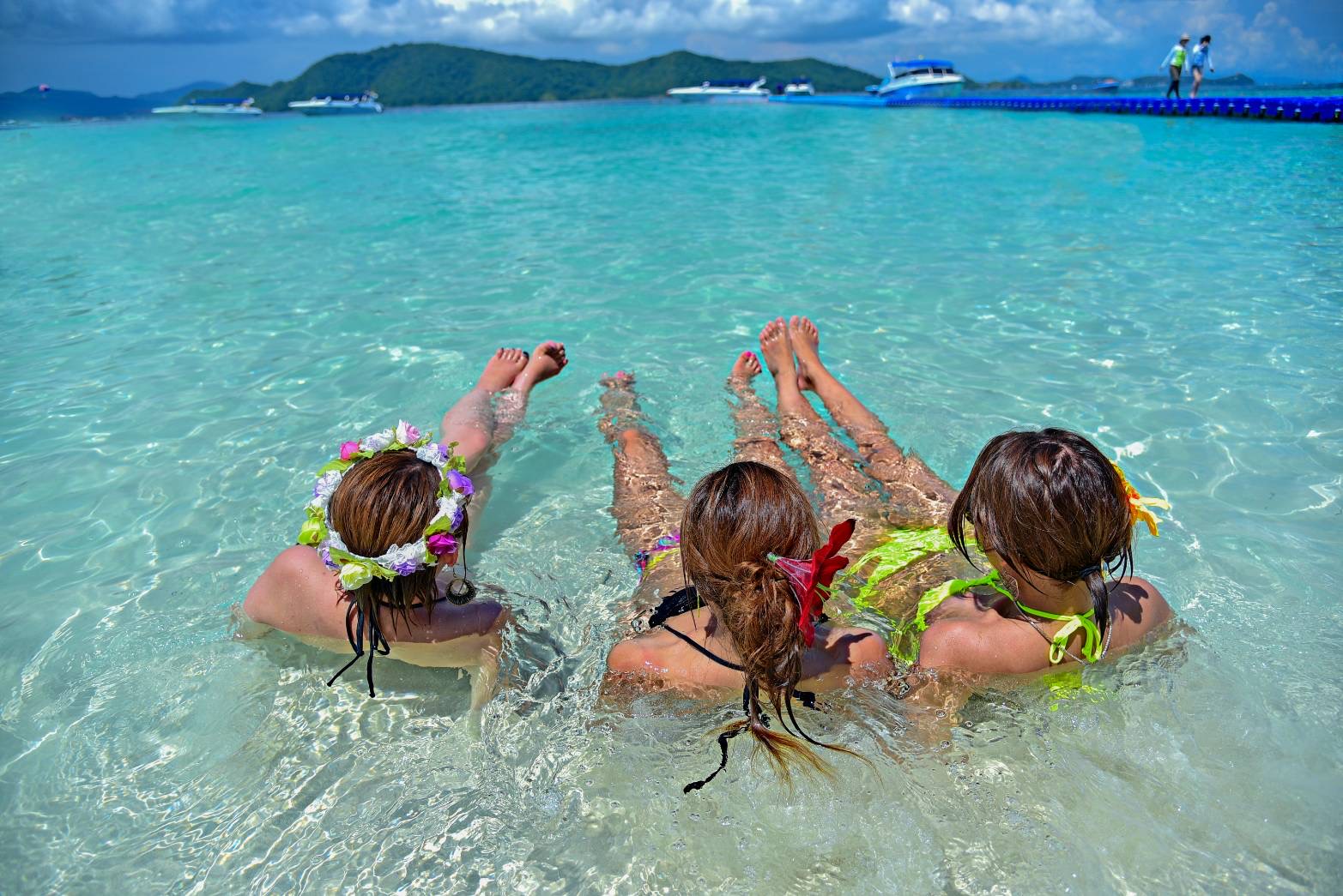 Kahung Beach (Coral Island) + Raya Island By Speedboat