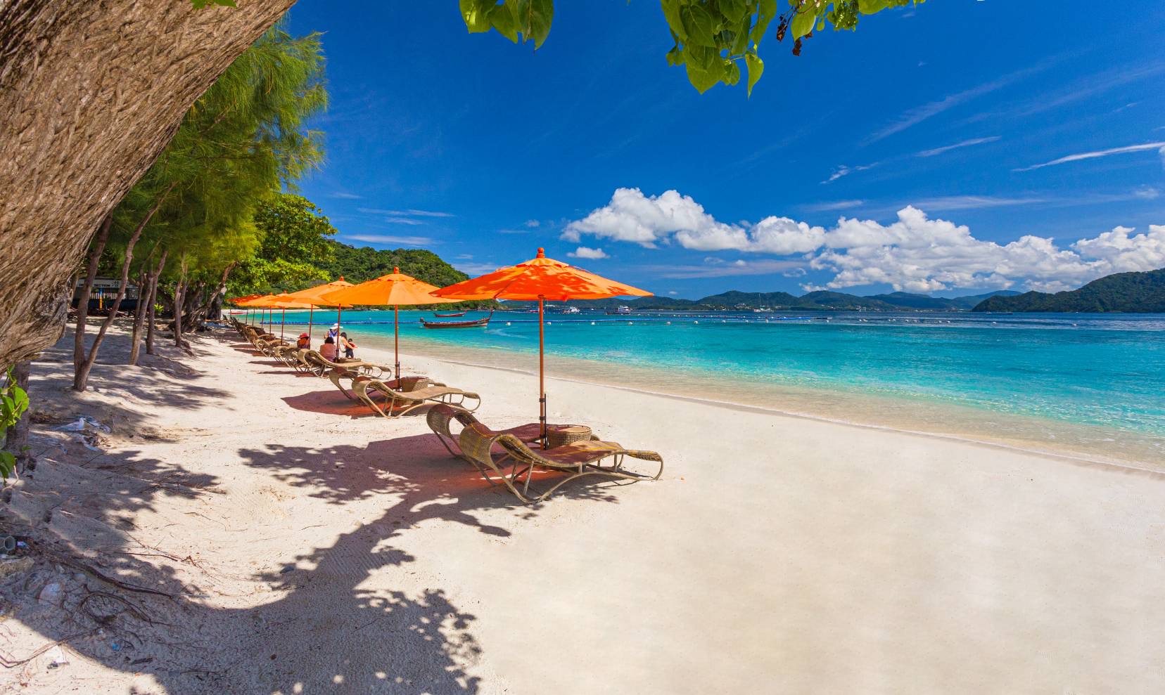 Kahung Beach (Coral Island) + Raya Island By Speedboat